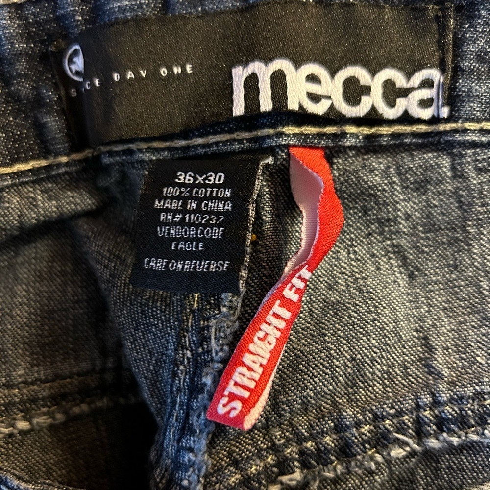 Mecca Men’s Straight Fit Sz 36/30 Jeans - Picture 2 of 14
